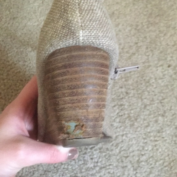 Blowfish canvas peep toe booties - Picture 3 of 6